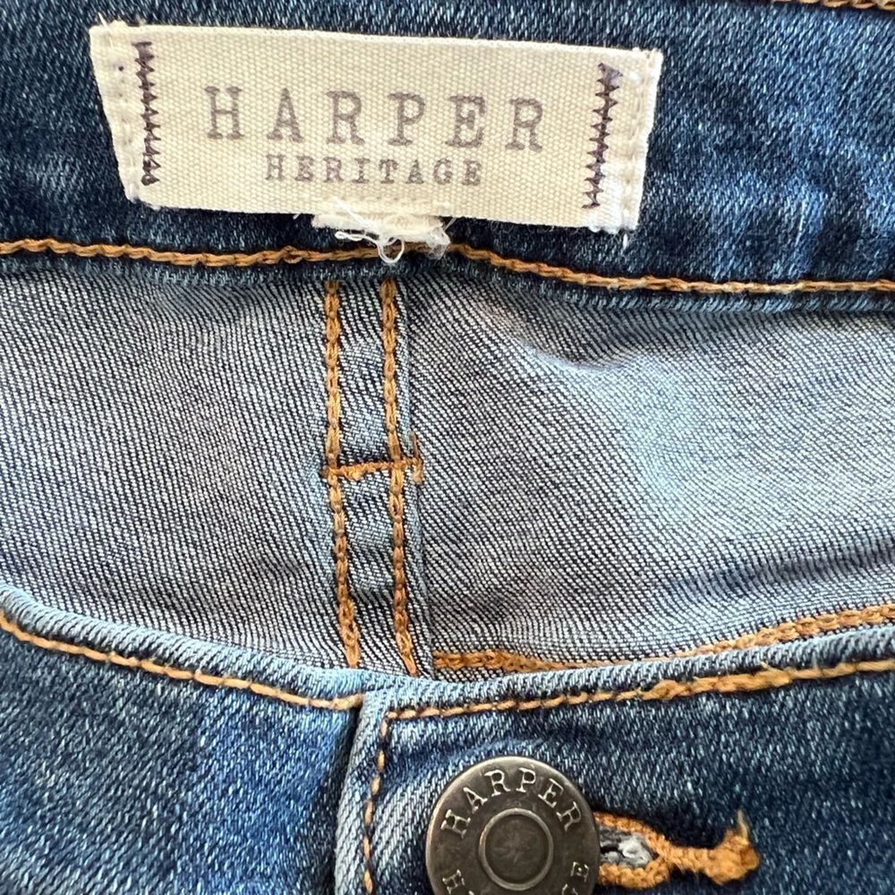 Harper Heritage Womens Distressed Jeans, size 28 - Picture 12 of 13